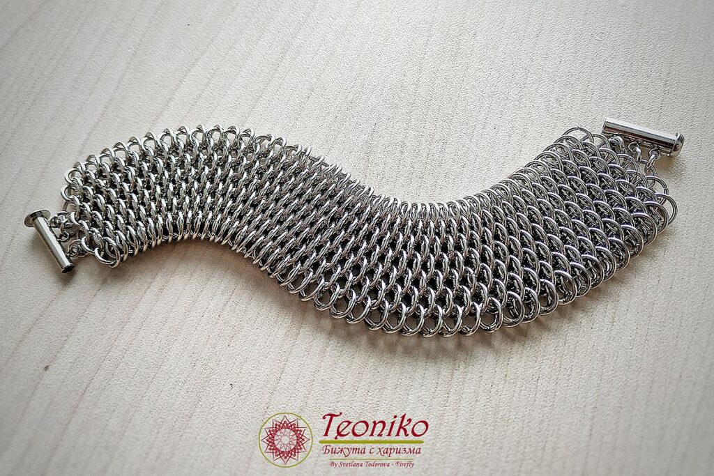 Ръчно изработена гривна от стомана Душа на русалка - Teoniko