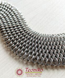 Ръчно изработена гривна от стомана Душа на русалка - Teoniko