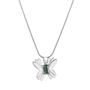 Турмалинова Пеперуда - Тъмно Зелено / Tourmaline Butterfly - Dark Green