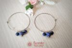 Ръчно изработени обеци Нежност с лазурит