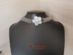 Ръчно изработено колие Цвете от седеф и перла