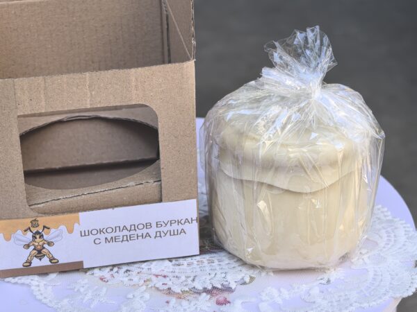 Шоколадов буркан с медена душа