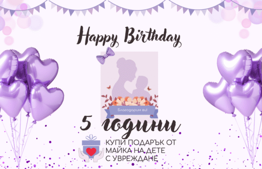 Purple and White Cute Happy Birthday Greeting Mobile Video (Website)
