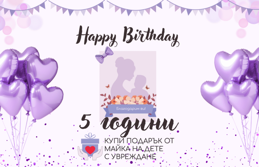 Purple and White Cute Happy Birthday Greeting Mobile Video (Website)